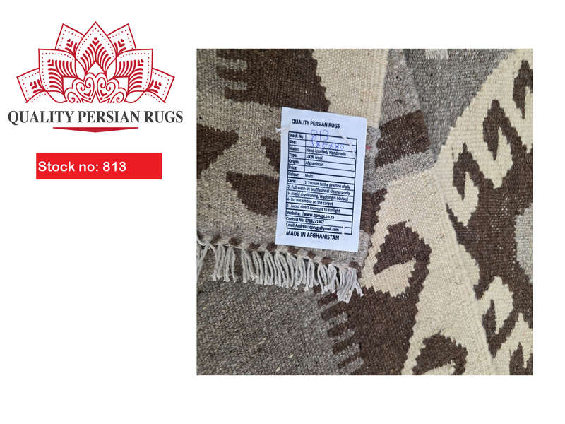Stunning Afghan Natural Kilim runner 385 x 80 cm