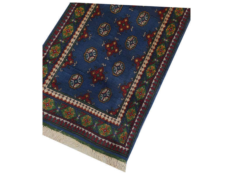 Beautiful Blue Kunduz carpet runner  292 x 76cm