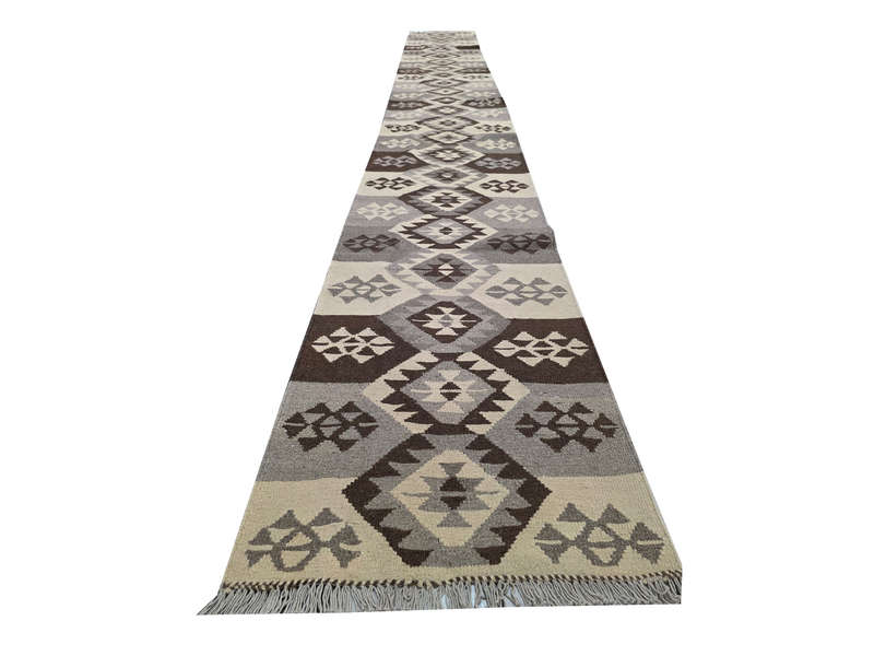 Gorgeous Afghan Natural Kilim runner 597 x 80 cm