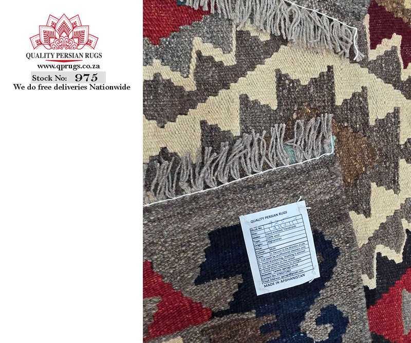 Incredible Afghan Natural Kilim 194 x 151 CM