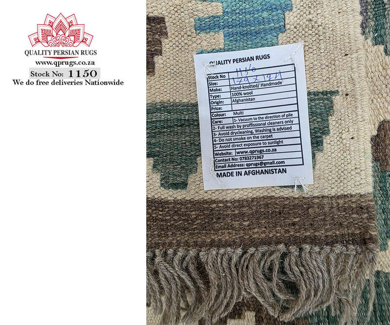 Gorgeous Afghan Choubi kilim 179 x 124 CM