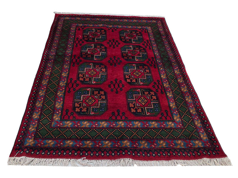 Stunning Afghan Kunduz Handmade Carpet 202 x 152 CM