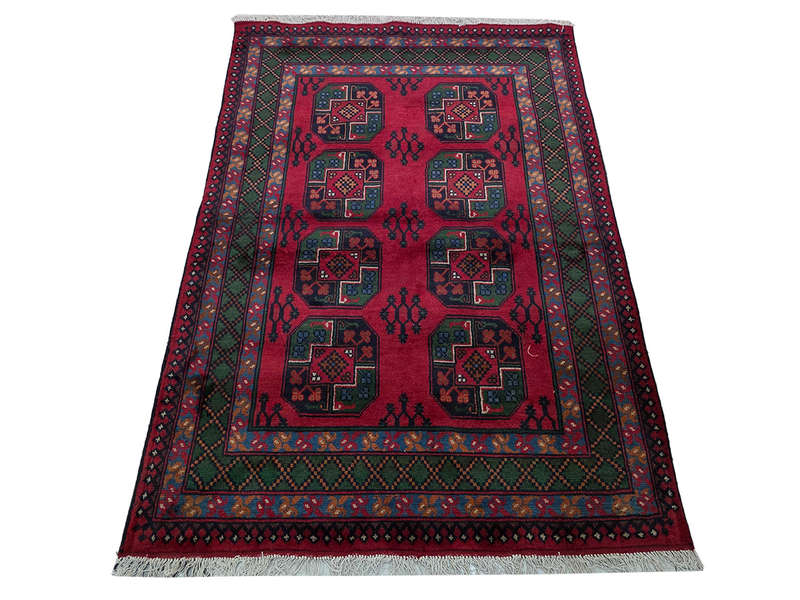 Stunning Afghan Kunduz Handmade Carpet 202 x 152 CM