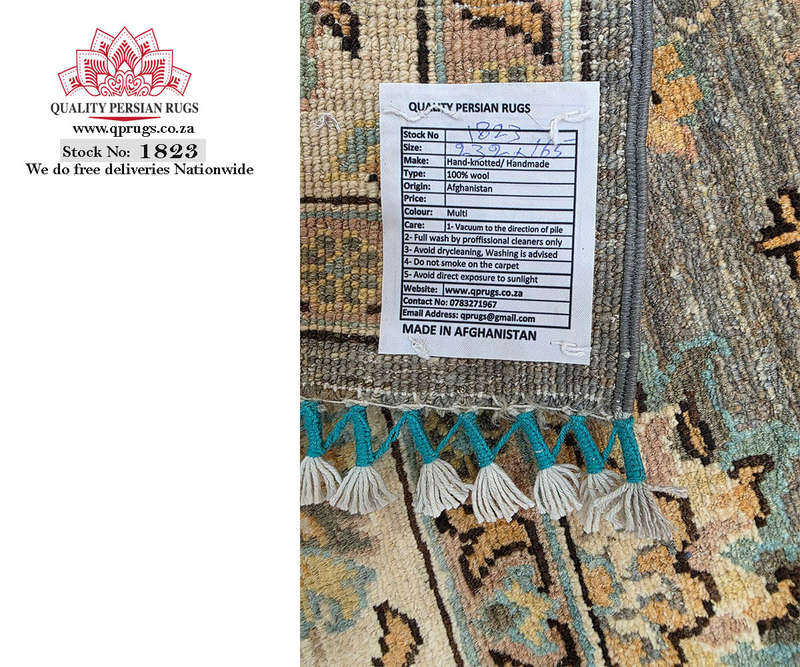 Stunning Afghan Ariana Handmade Carpet 232 x 165 CM