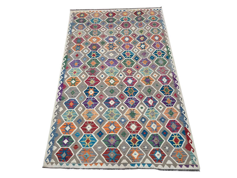 Beautiful Fine Qazni Handmade Kilim 355 x 258cm