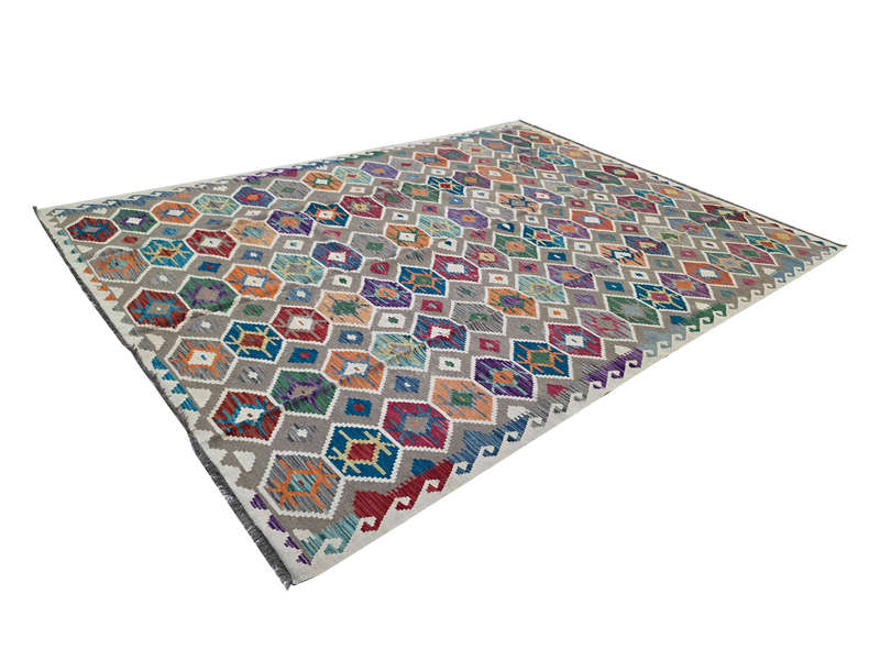 Beautiful Fine Qazni Handmade Kilim 355 x 258cm