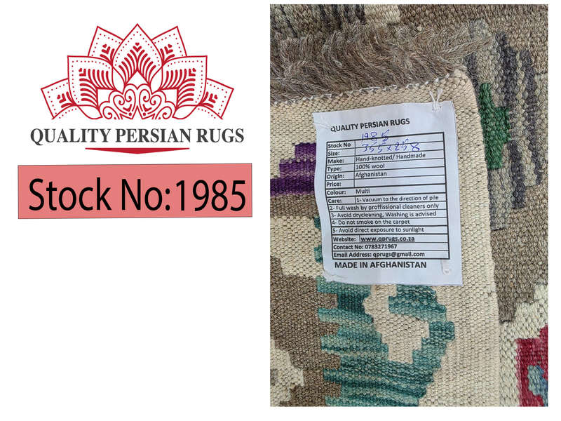 Beautiful Fine Qazni Handmade Kilim 355 x 258cm