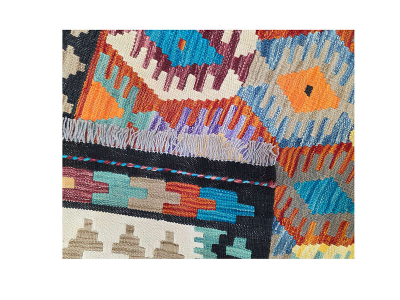 Gorgeous Afghan Handmade Kilim 291 x 205 cm