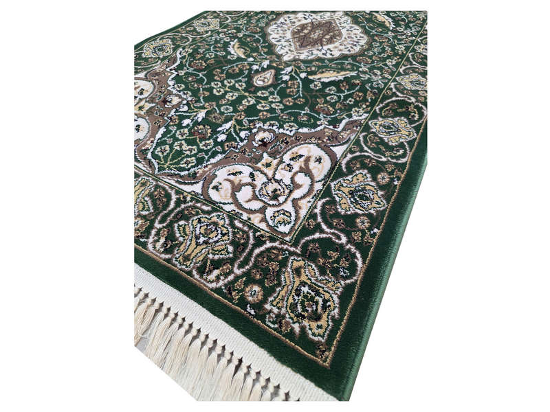 8 Meter Green Persian Style Machine Made Runner 800 x 80 CM