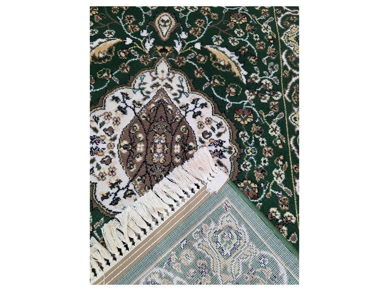 8 Meter Green Persian Style Machine Made Runner 800 x 80 CM