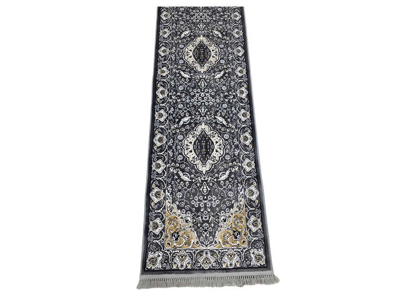 Gorgeous Dark Grey Machine Made Runner 500 x 80 CM