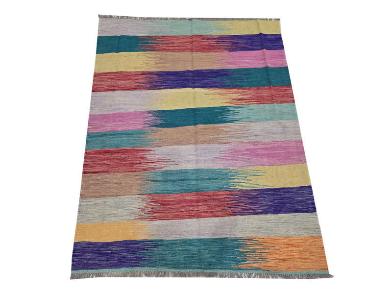Fine Afghan Handmade modern rug 205 x 148 cm