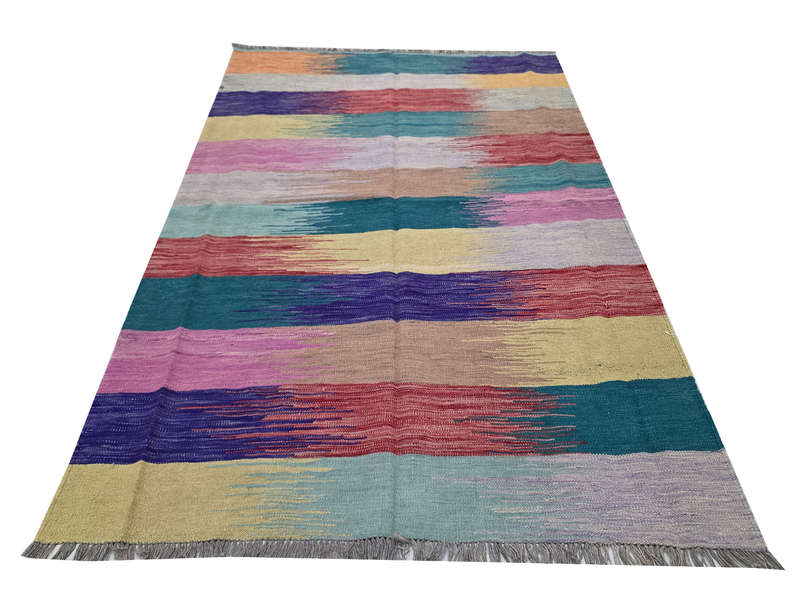 Fine Afghan Handmade modern rug 205 x 148 cm