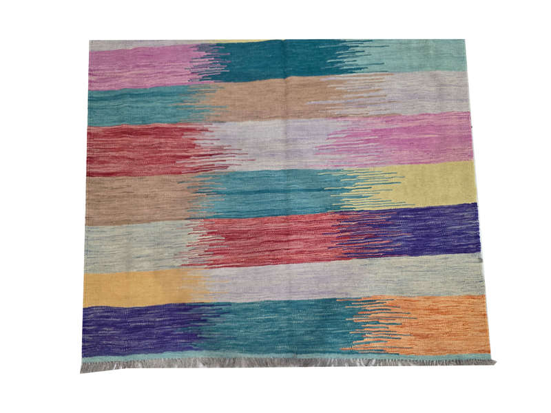 Fine Afghan Handmade modern rug 205 x 148 cm