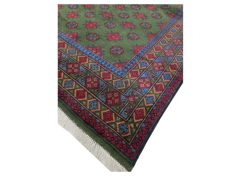 Stunning Afghan Kunduz Bukhara Design Carpet 233 x 171 CM