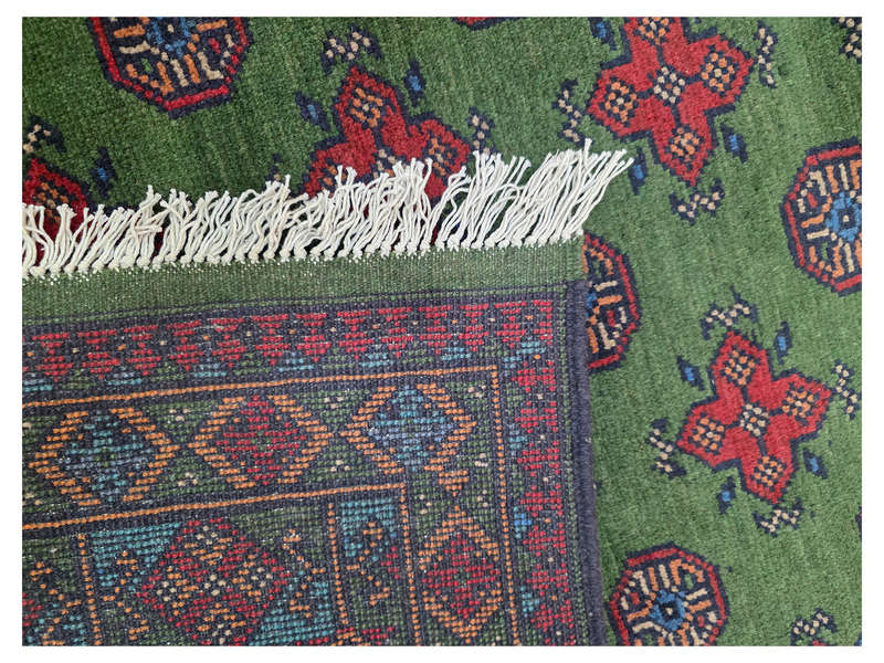 Stunning Afghan Kunduz Bukhara Design Carpet 233 x 171 CM