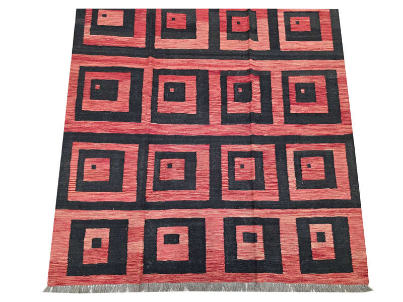Fine Afghan Handmade modern rug 241 x 183cm