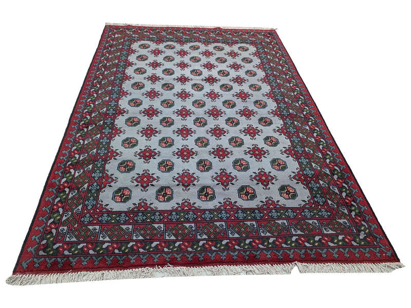 Stunning Afghan Kunduz Bukhara Carpet 241 x 166 CM
