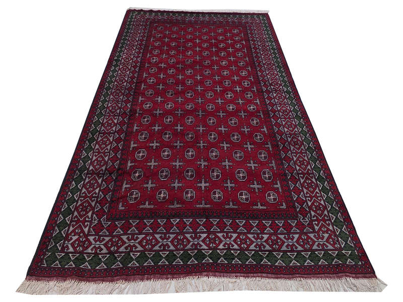 Stunning Afghan Kunduz Carpet 298 x 195 cm