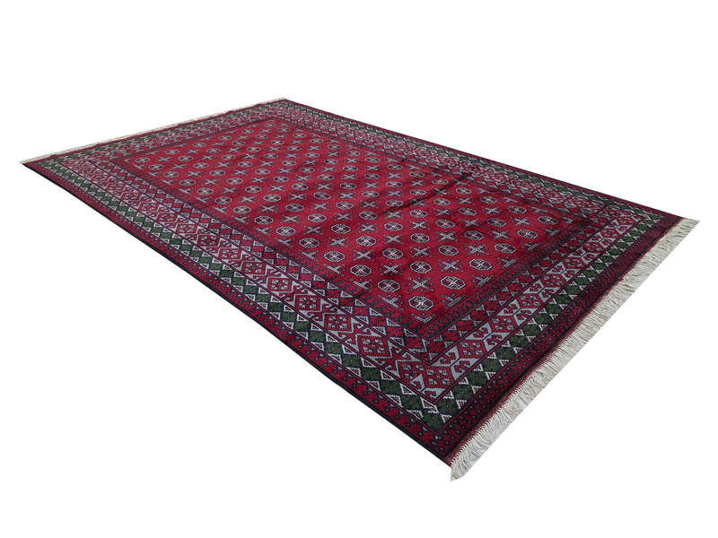 Stunning Afghan Kunduz Carpet 298 x 195 cm