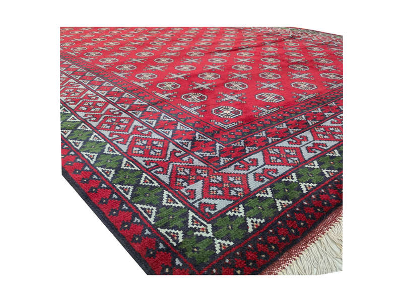 Stunning Afghan Kunduz Carpet 298 x 195 cm