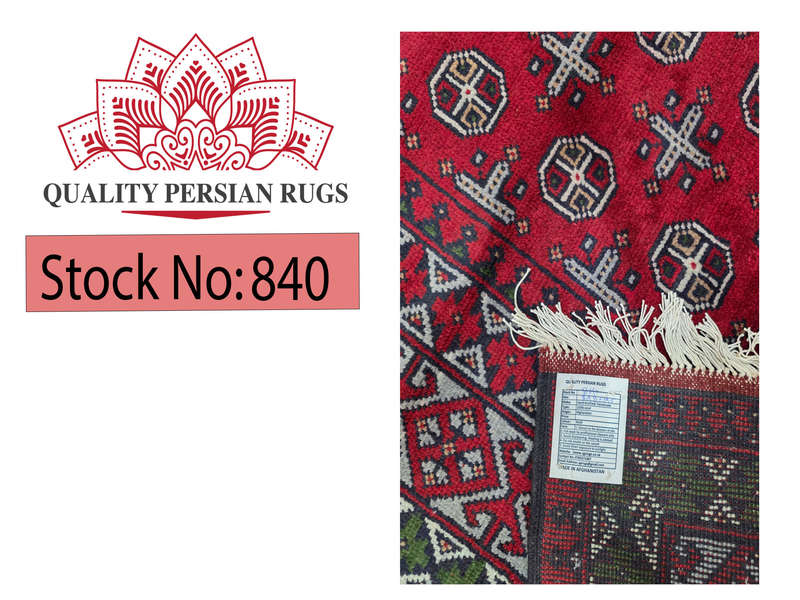 Stunning Afghan Kunduz Carpet 298 x 195 cm