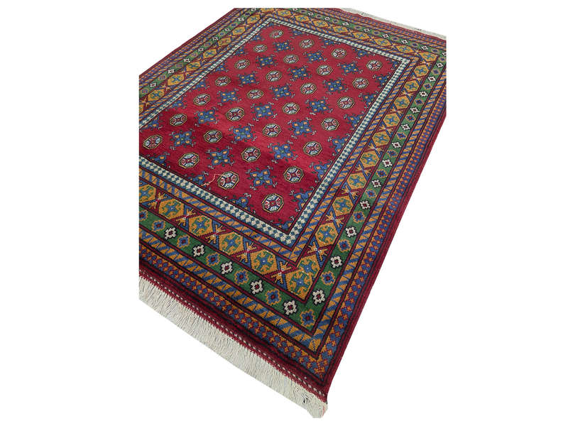 Beautiful Afghan Kunduz Bukhara Carpet 203 x 153 CM