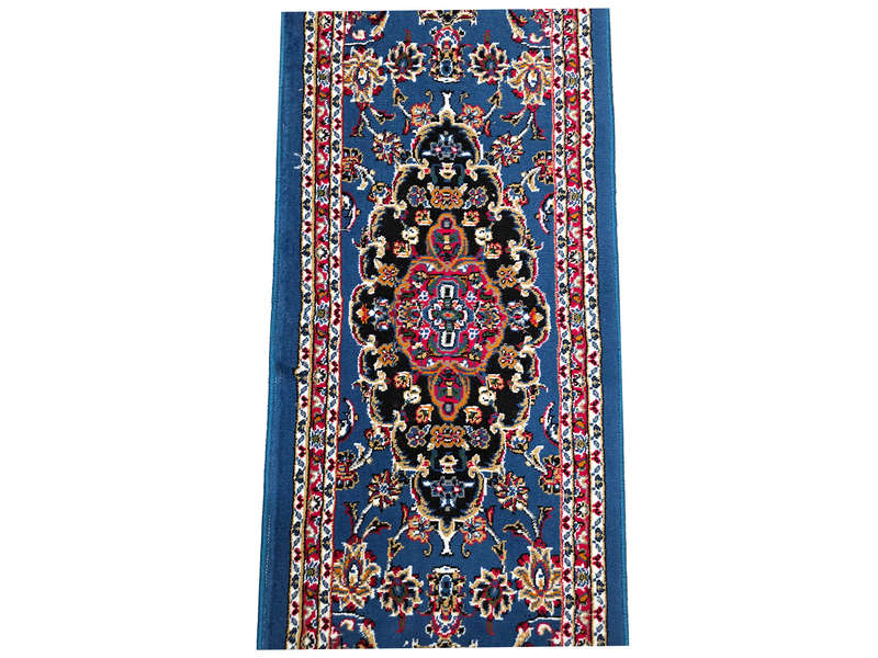 Narrow Kashan Machine Made Runner 150 x 50 CM