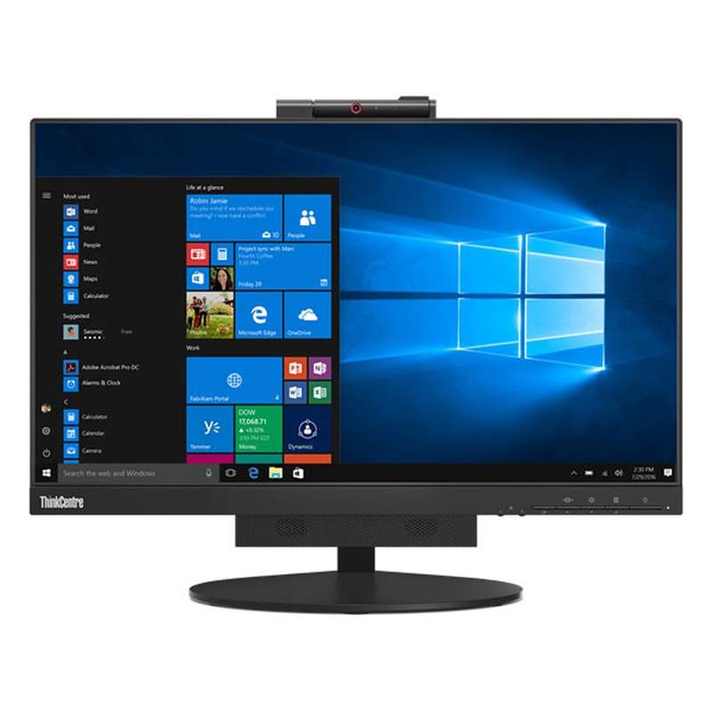 Refurbished Lenovo Thinkcentre M920q Tiny with  22" Monitor