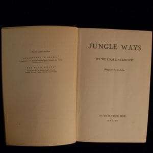 Jungle Ways - William B Seabrook