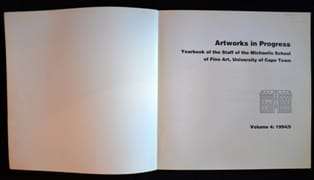Artworks in Progress - Edited by Gavin Younge