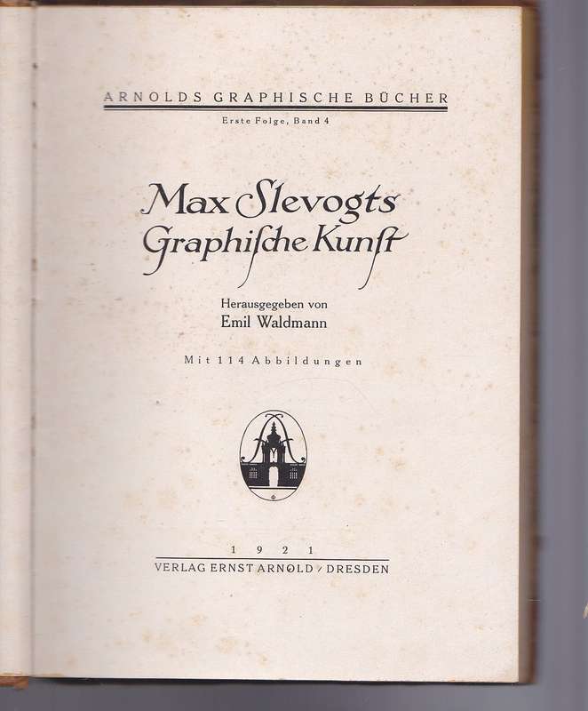 Max Slevogts Graphische Kunst - Slevogts, Max
