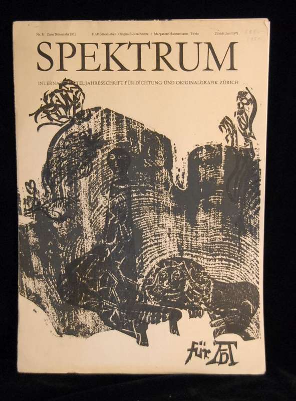 Spektrum June 1971 - HAP Grieshaber & Margarete Hannsmann