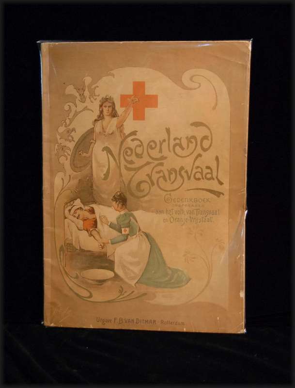 Nederland Transvaal Gedenkboek Opgedgragen aan het Volk van Transvaal en Oranje-Vrijstaat - Van D...