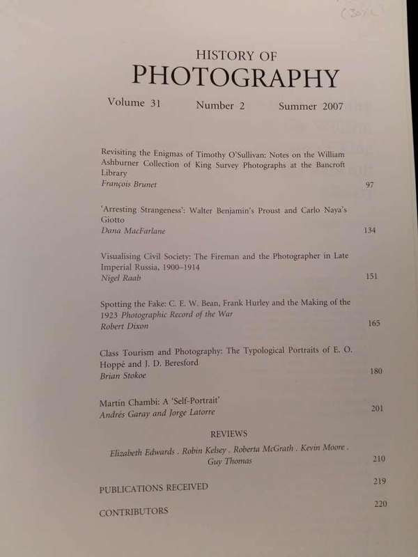 History of Photography -