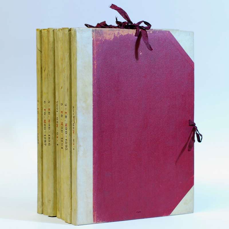 L'Edilizia Moderna. Periodico Mensile di Architetture Pratica e Constuzione. 7 Volumes 1892 - 189...