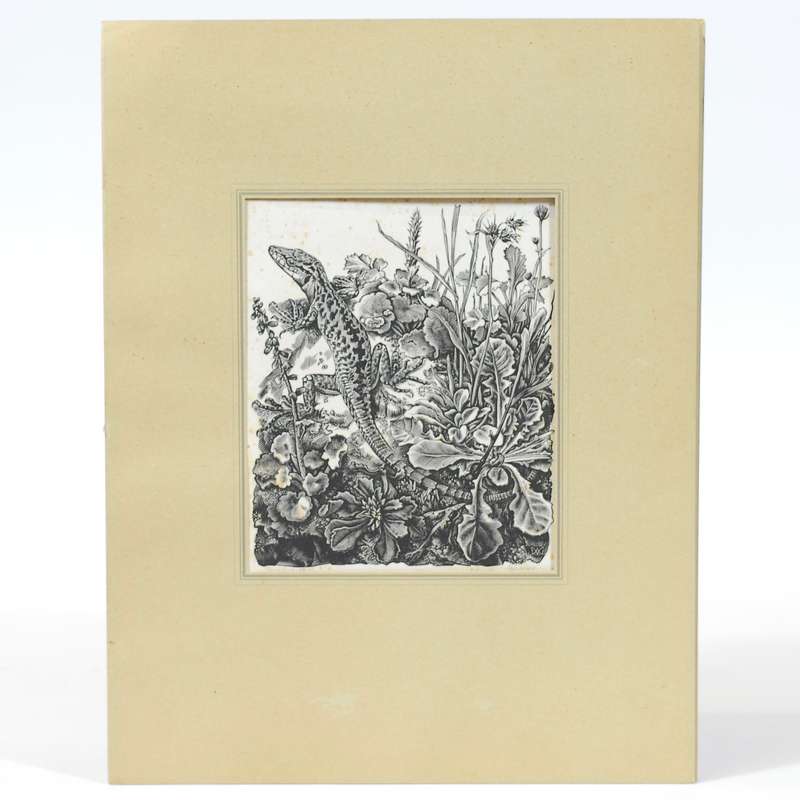 Vijf Houtgravures - Van Gelder, Dirk