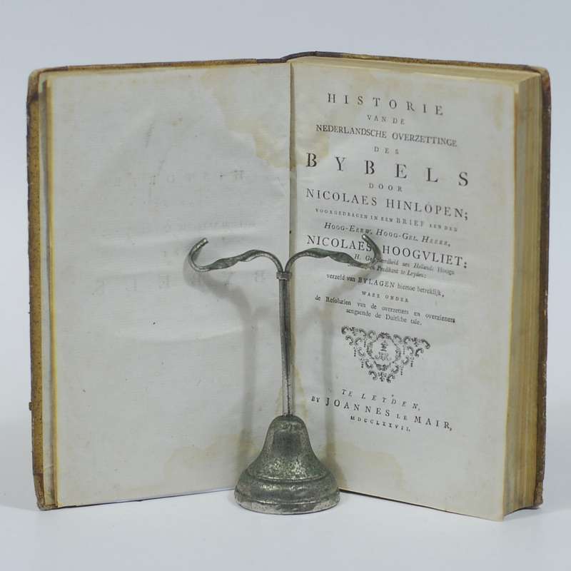 Historie van de Nederlandsche Overzettinge des Bybels - Hinlopen, Nicolaes