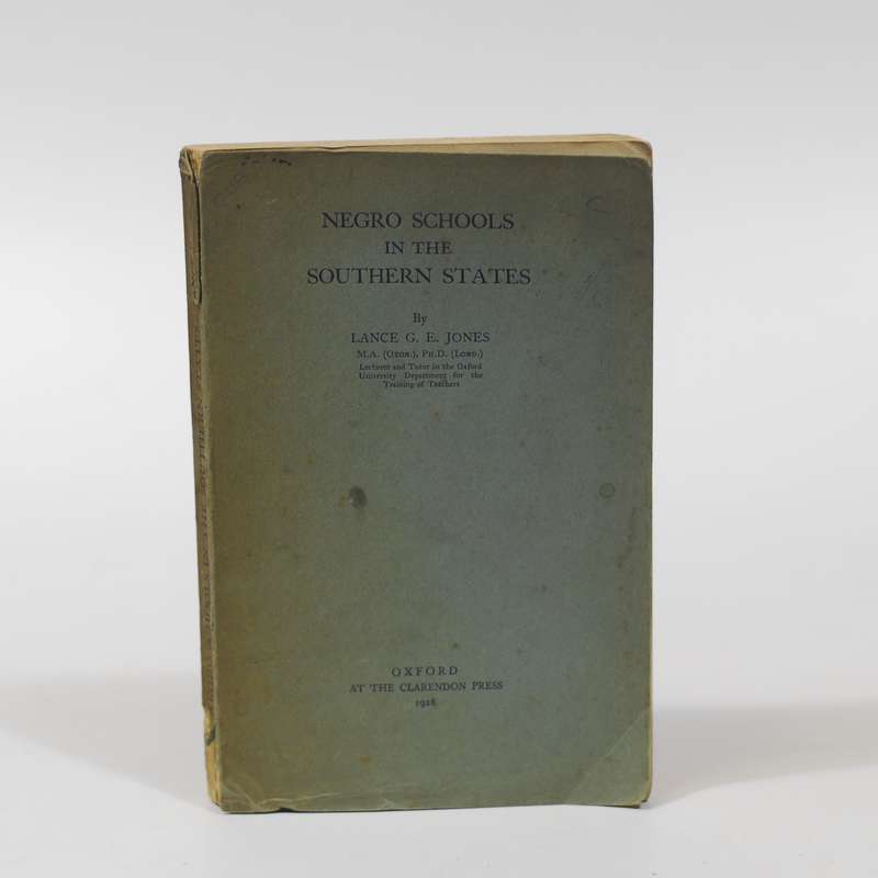 Negro Schools in the Southern States - Jones, Lance G E