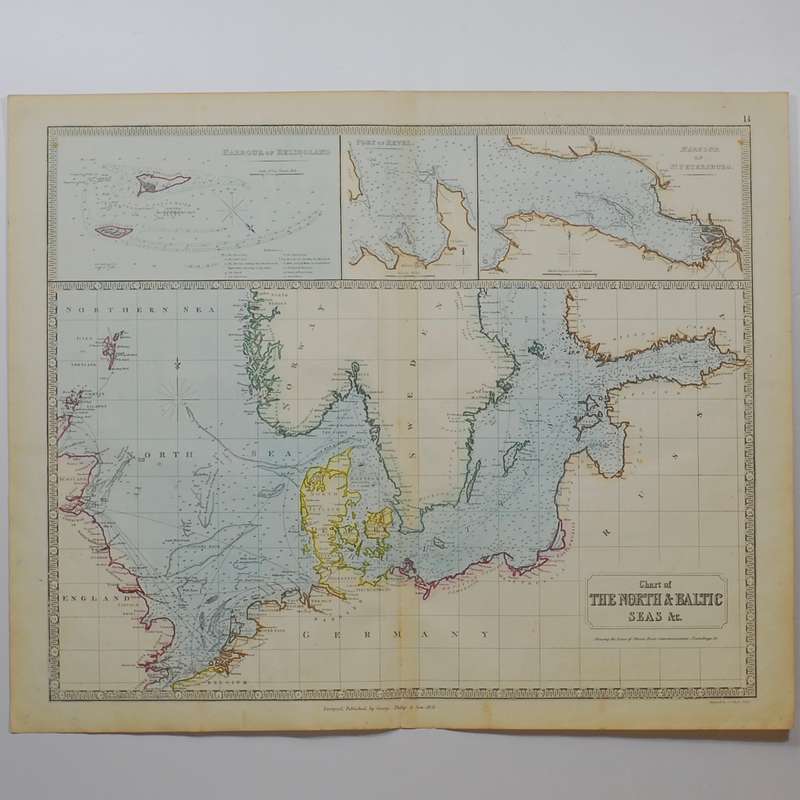 Chart of the North & Baltic Seas &c. -
