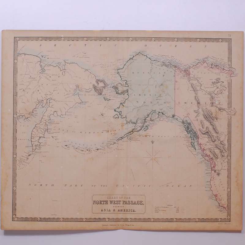Chart of the North West Passage between Asia and America. -