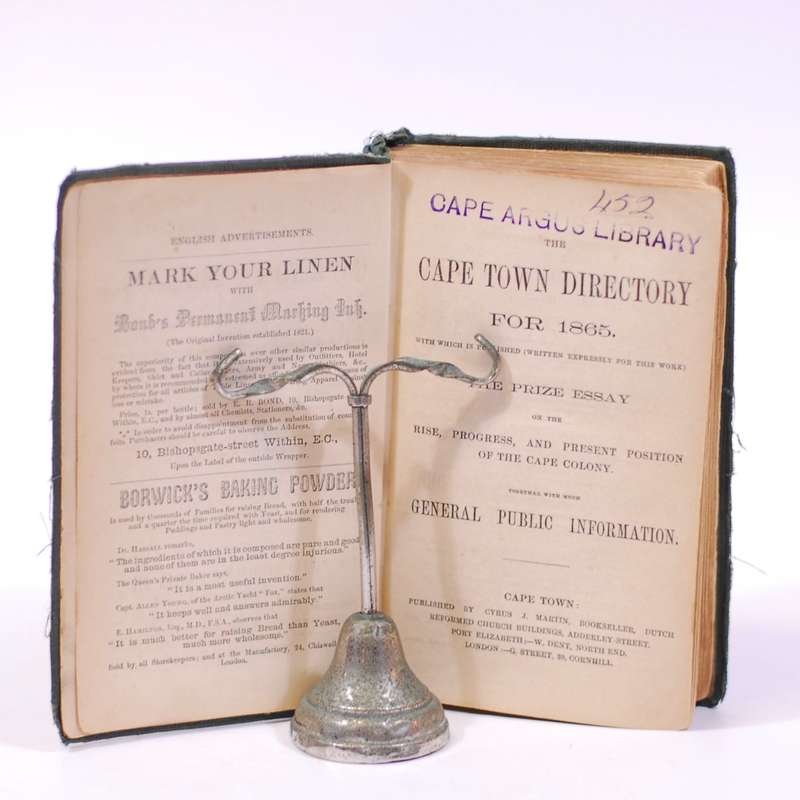 The Cape Town Directory for 1865. - Not stated.