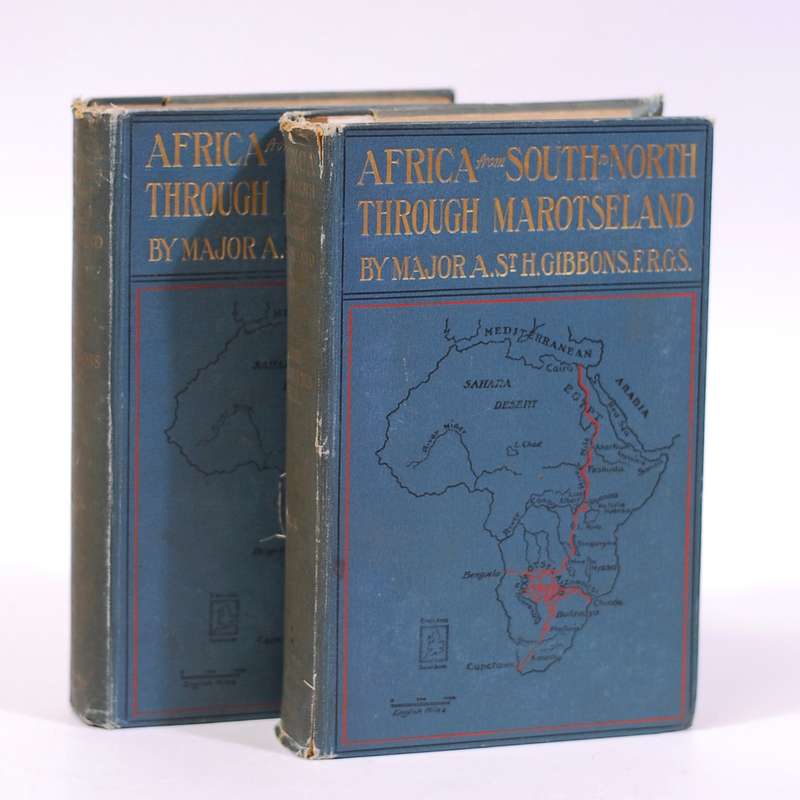AFRICA from South to North Through Marotseland. 2 Volumes - Gibbons, Major A. St H.