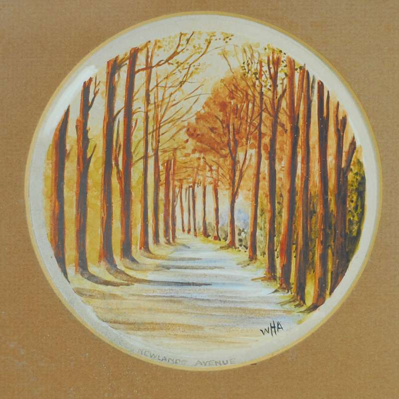 Three Circular Watercolours of the Cape - WHA