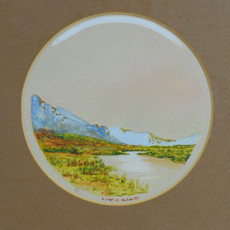 Three Circular Watercolours of the Cape - WHA