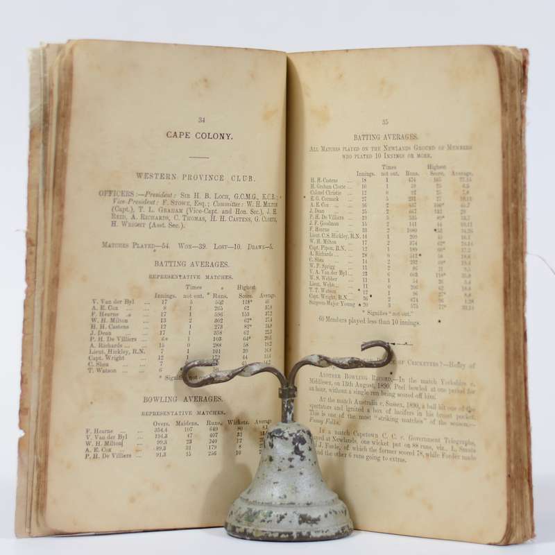 South African Cricketers' Annual 1890 - 91 - William Milton / J.T. Henderson (ed)