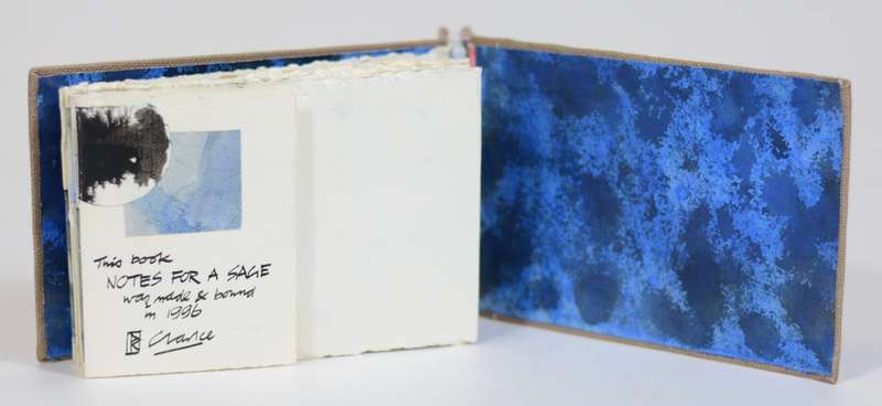 Handmade Book - Notes for a Sage - Clarke, Peter