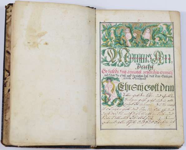 A Manuscript German Fraktur Prayerbook -