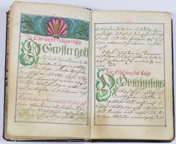 A Manuscript German Fraktur Prayerbook -