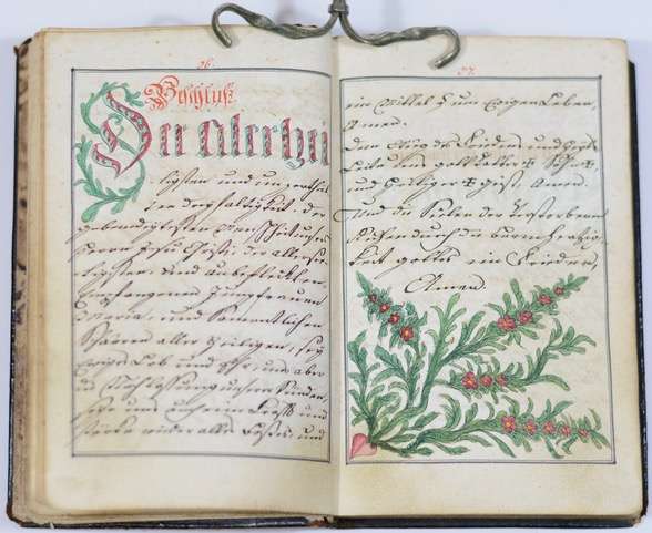 A Manuscript German Fraktur Prayerbook -